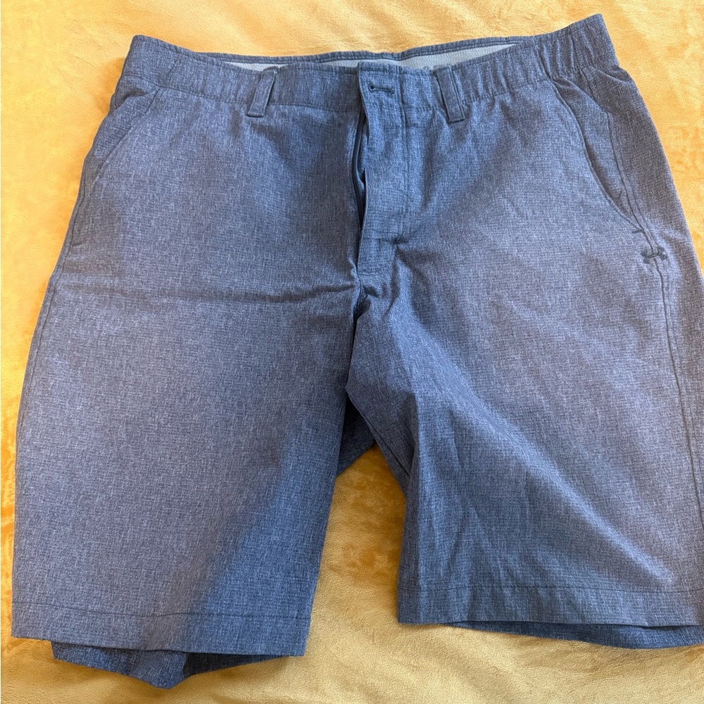 Under Armour Men's Heathered Blue Shorts